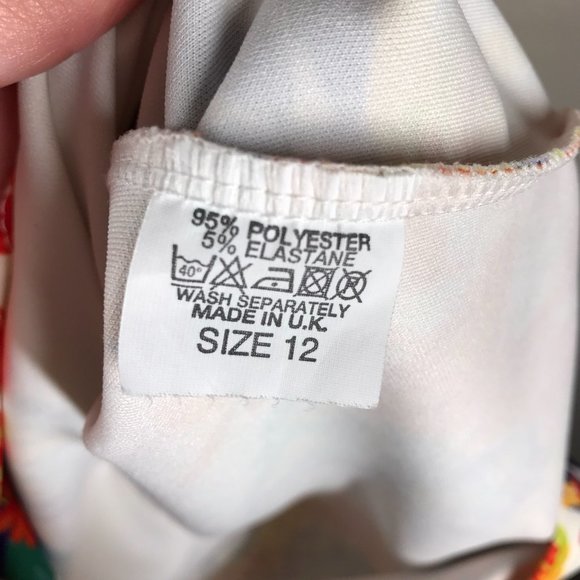 PrettyLittleThing White w/ Floral Bardot Printed Dress - Picture 6 of 14